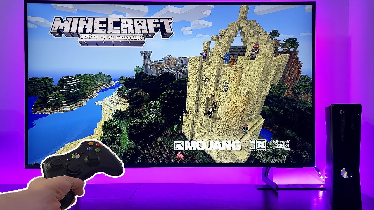 MINECRAFT | XBOX 360 Slim in 2025 - POV Gameplay