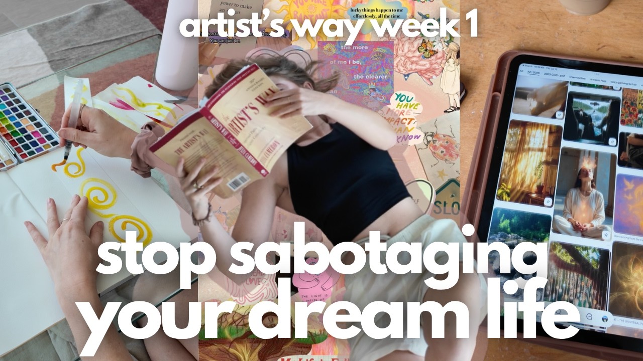 i tried the artist's way week 1 - here's what i learned about creativity