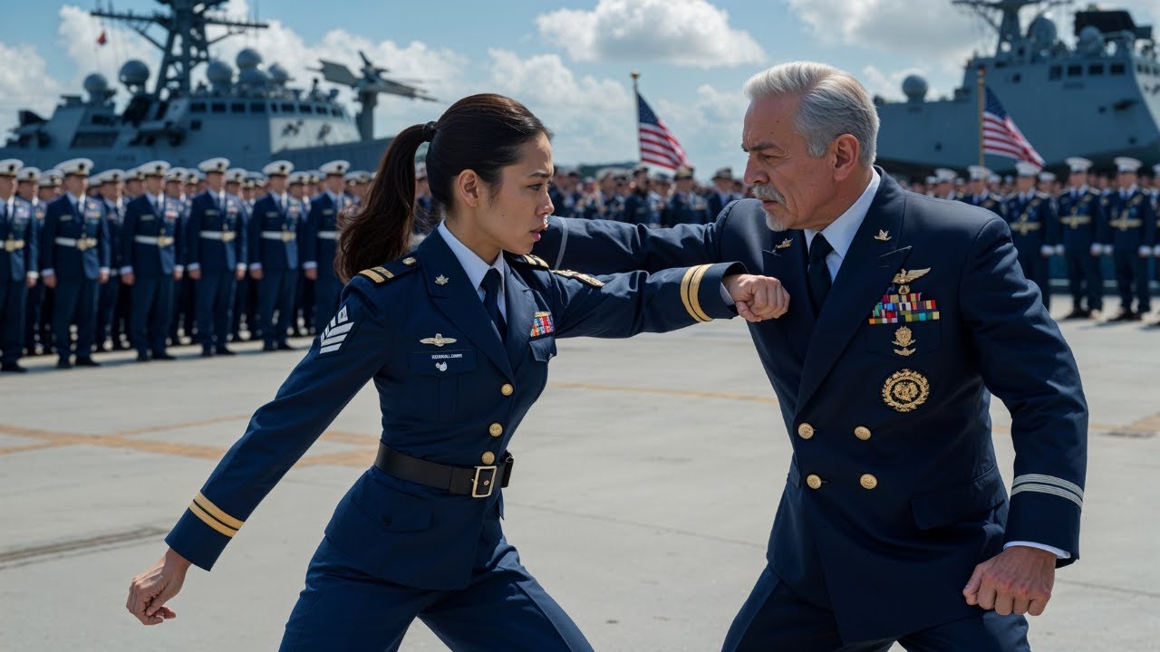 The Admiral Tried to Hit Her — Until She Snapped His Arm in Front of 458 Soldiers