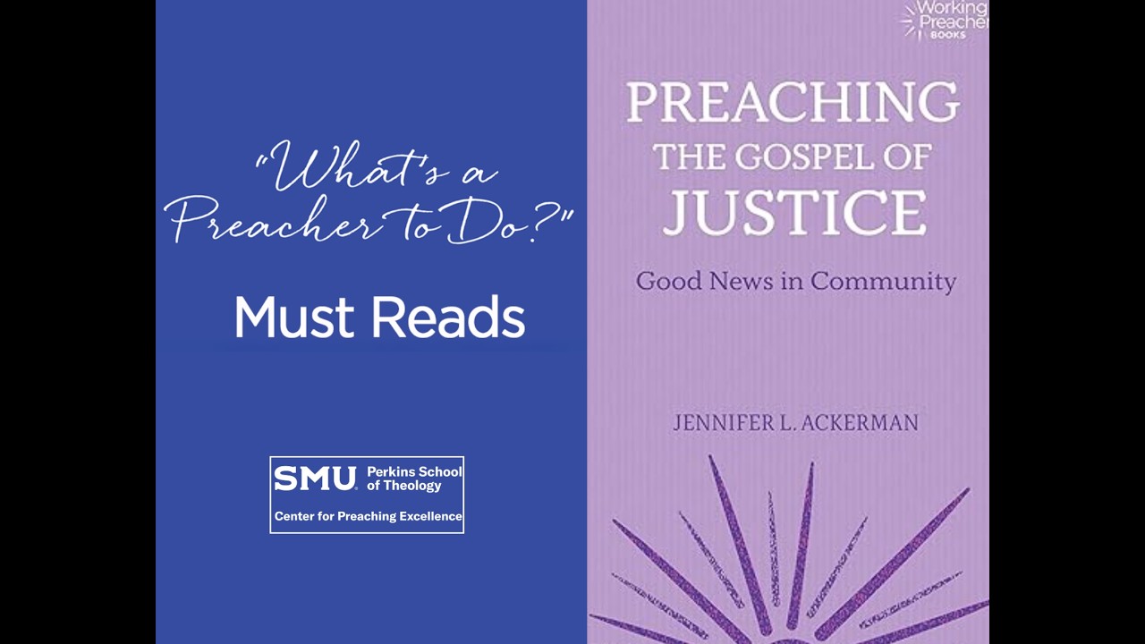 Must Reads, Episode 38: Jennifer Ackerman on her book Preaching the Gospel of Justice