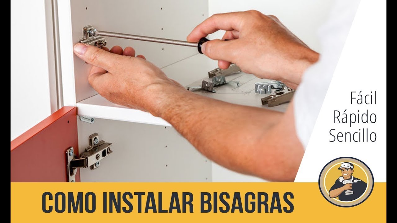 Cómo instalar y regular bisagras de cazoleta