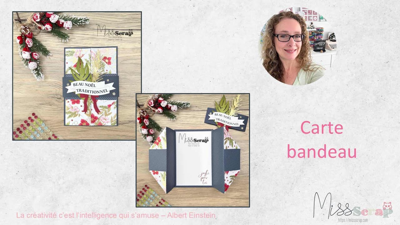 Live #280: carte bandeau de noël