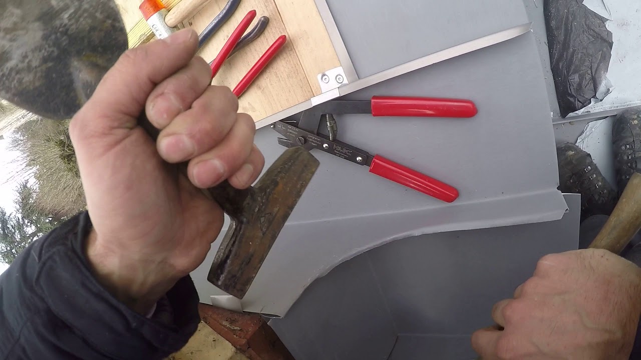 joint debout en  aluminium prefa part.2