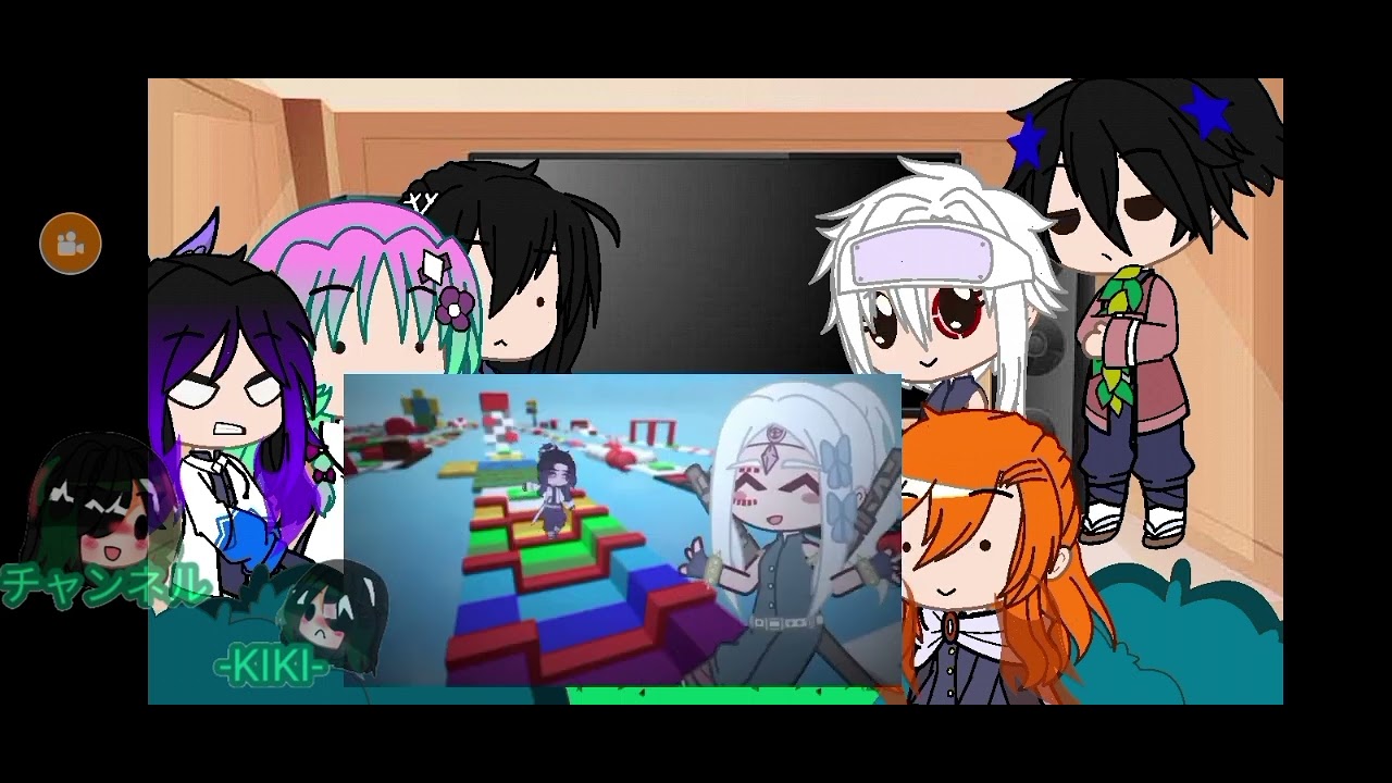 compelation hashira react to random tiktok ll gacha x kny ll +uppermoon ll