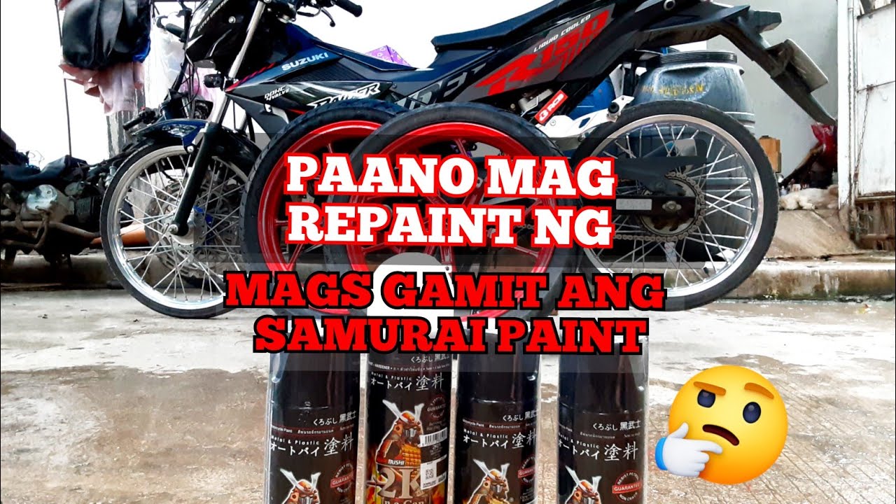 PAANO MAG REPAINT NG MAGS NG MOTORCYCLE