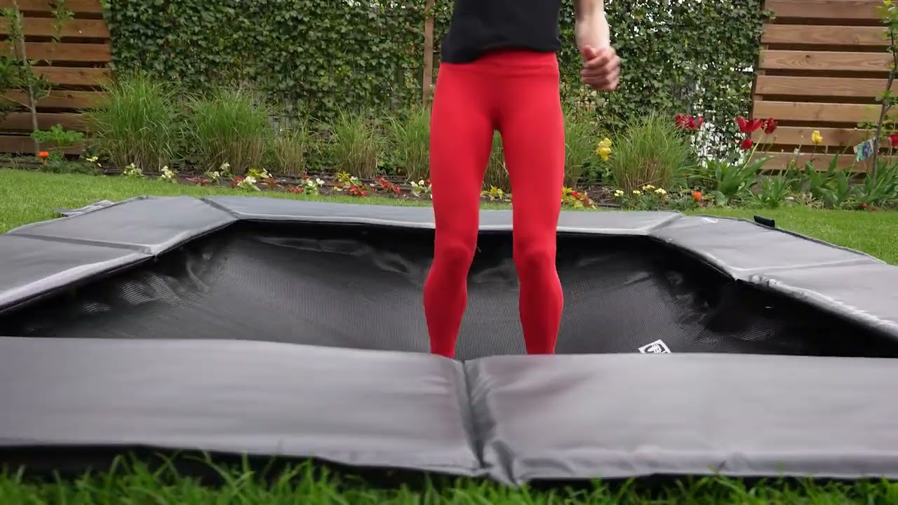 Kleine rechthoek flatground trampoline: BERG Champion 2x2