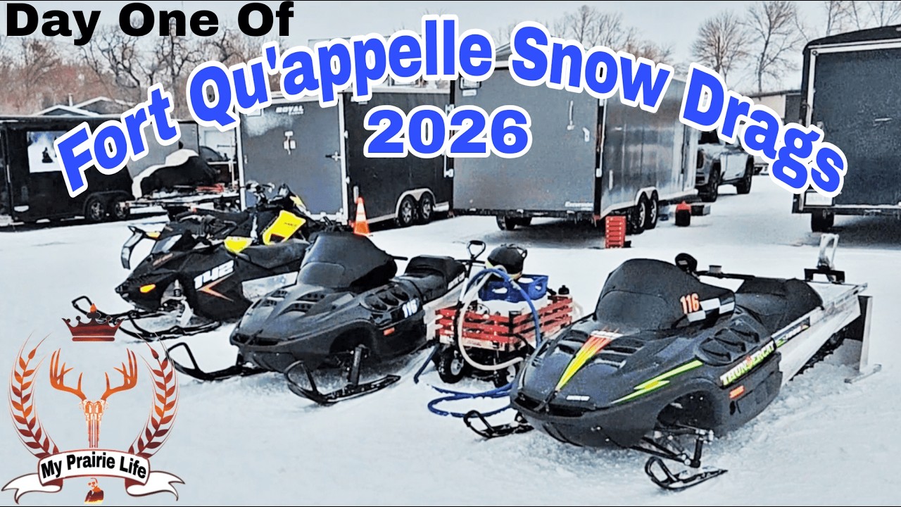 2026 Snowdrags In Fort Qu'appelle Saskatchewan Day One.
