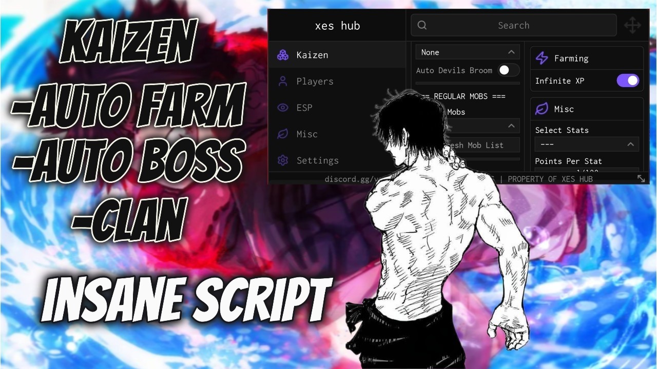 [⛓️Heavenly Restriction] KAIZEN BEST SCRIPT 2026🔥 | AUTO FARM + HACKS + ESP + SPINS🔥[NO  KEY100%]
