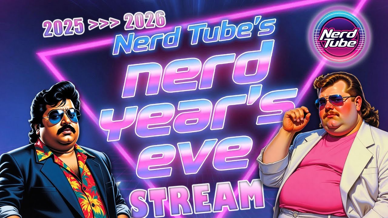 Nerd Tube's New Year's Eve Stream - Steamy, Saucy, Racy, Chubby