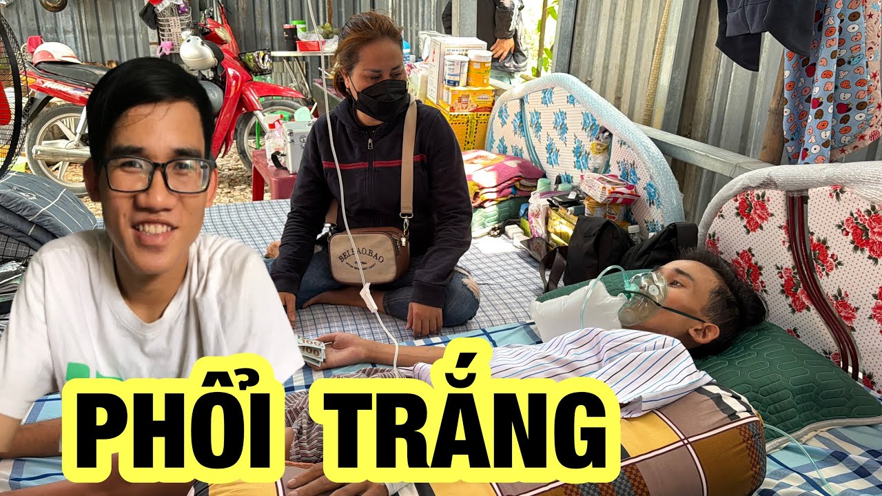 Đức mồ côii bệnh phổi trắng suy sụp tinh thần máy tạo oxy điện hết công suất cũng không đủ đô
