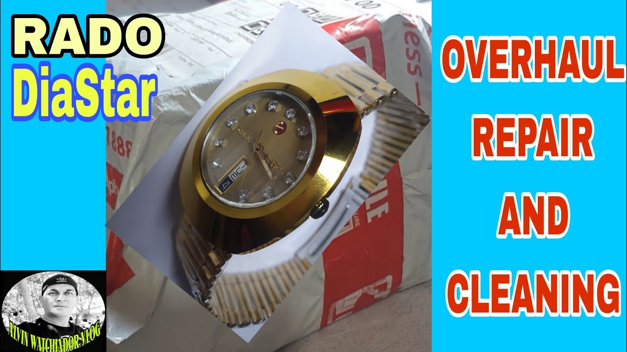 RADO Diastar, OVERHAUL REPAIR AND CLEANING.