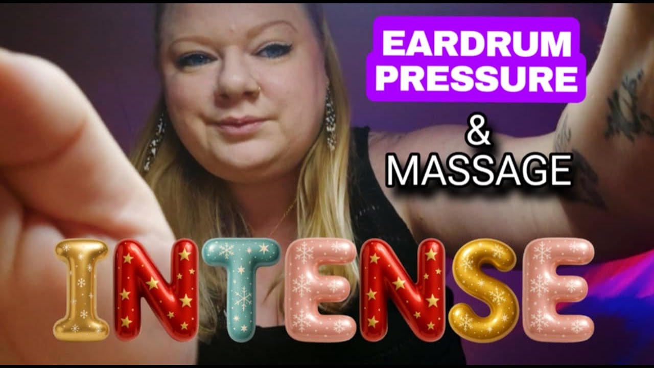 [ASMR] INTENSE Eardrum Pressure| Scalp & Body Massage (No Talking)