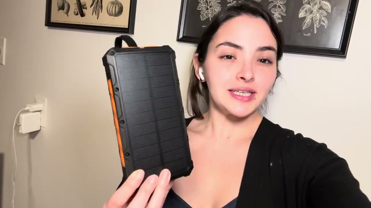 Solar-Charger-Power-Bank -| Why I'm loving it! #amazoninfluencer
