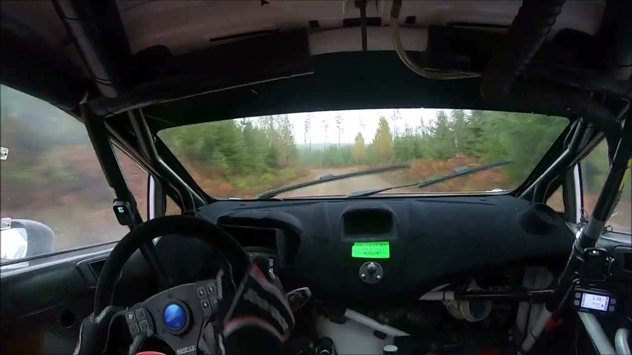 SSRC Finalen Hovmantorp 2022 SS2 Robin Adolfsson och Tobias Petersson Ford Fiesta R5