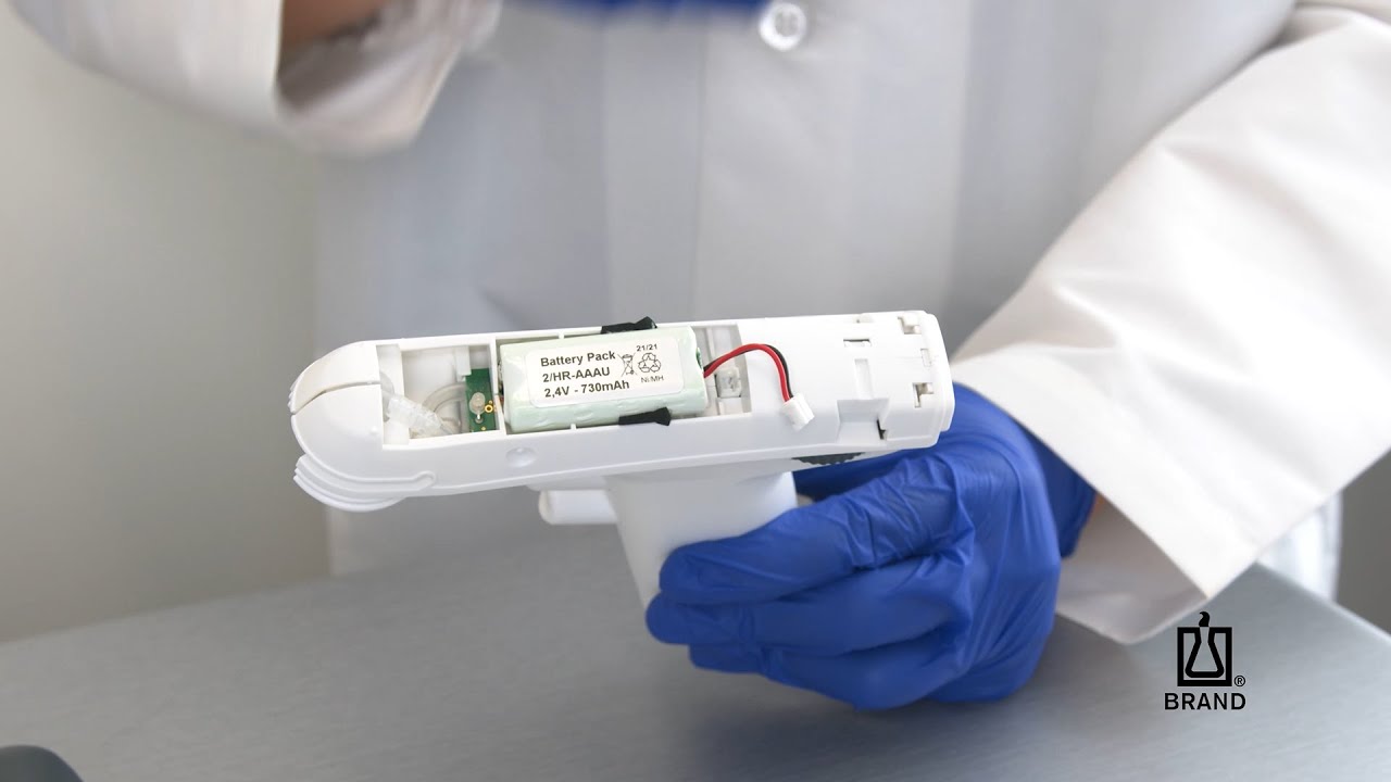 Pipette controller accu-jet® S - battery change