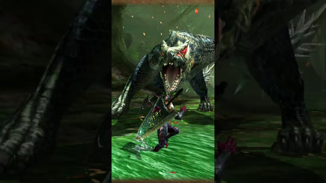 The wind that cuts: Silverwind Nargacuga #shorts #monsterhunter
