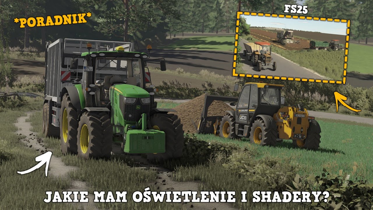 *PORADNIK*🧐JAKIE MAM OŚWIETLENIE I SHADERY?🟦FS22 & FS25🟩WGRYWANIE I PREZENTACJA