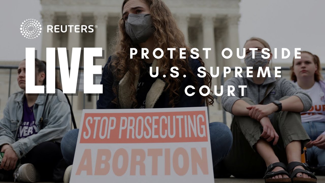 LIVE: People protest outside U.S. Supreme Court after leaked draft