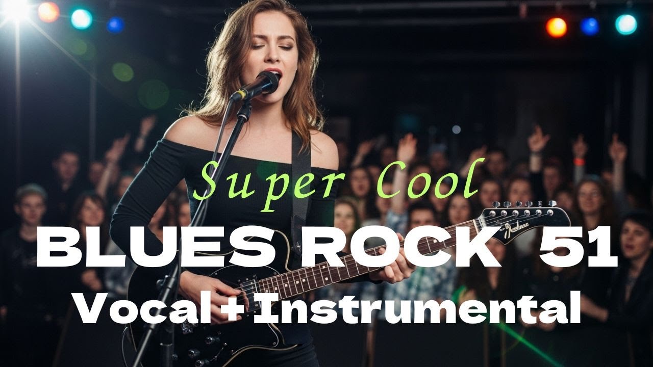Super Cool BLUES ROCK 51 by Female Vocal + Instrumental !!!