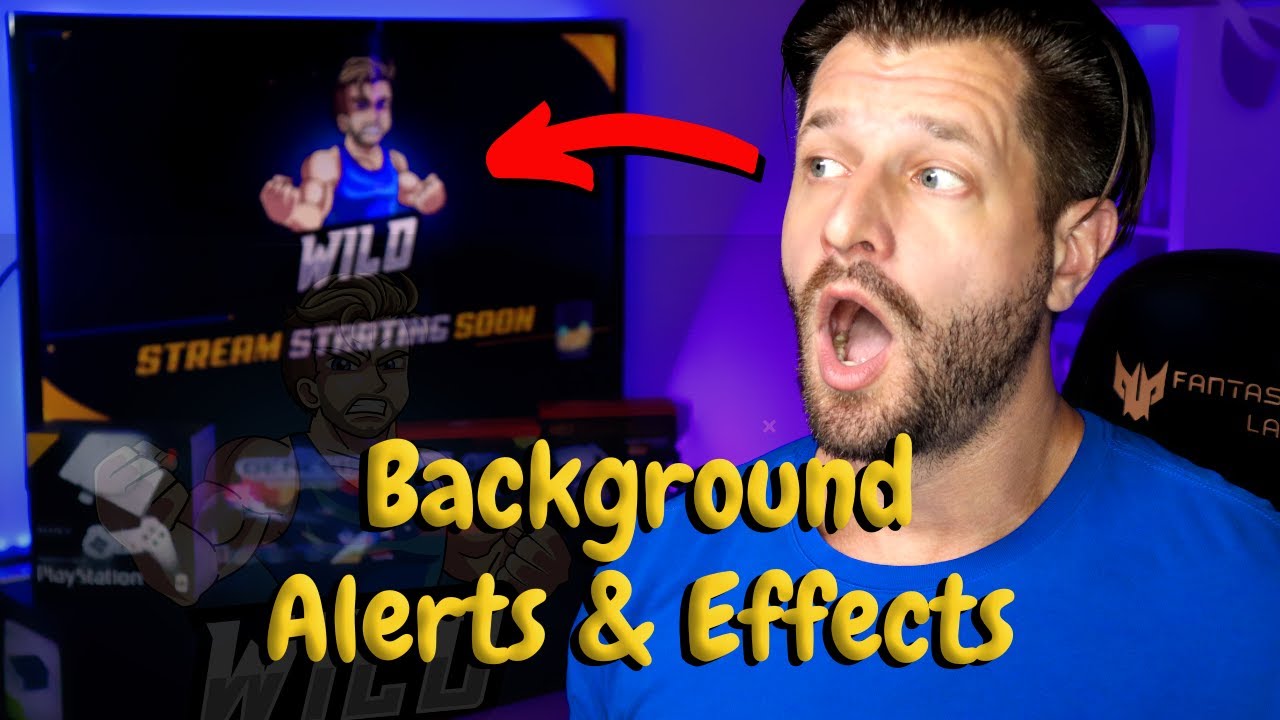 Awesome Background Alerts & Effects Trick For Live Streamers!