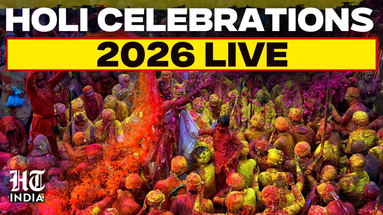 LIVE | Happy Holi | Holi Celebrations 2026 | Holi Festival 2026 | Vrindavan | India Celebrates Holi
