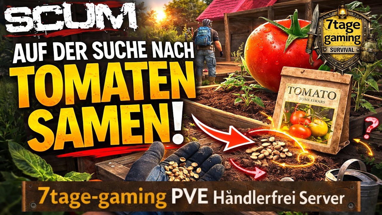 SCUM 🍅 Auf der Suche nach Tomatensamen – Ohne Seeds kein Garten!