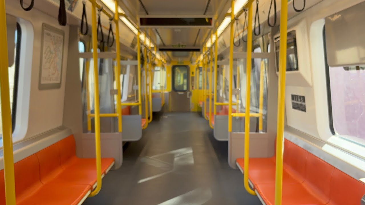 (60 SUBSCRIBER SPECIAL) MBTA orange line ride from forest hills to oak grove
