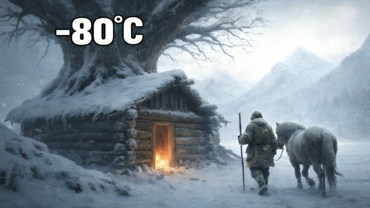 The Ice Broke at −80°C — Solo Survival Under an Ancient Tree