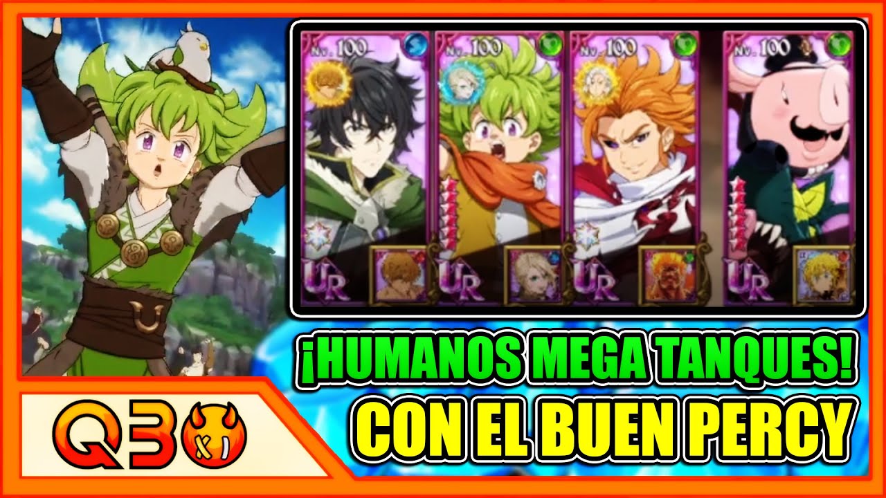 Qbo | ¡EL TANQUEO MÁS ABSURDO DE HUMANOS! PERCIVAL CON NAOFUMI Y OSLOHAWK! | 7DS: Grand Cross