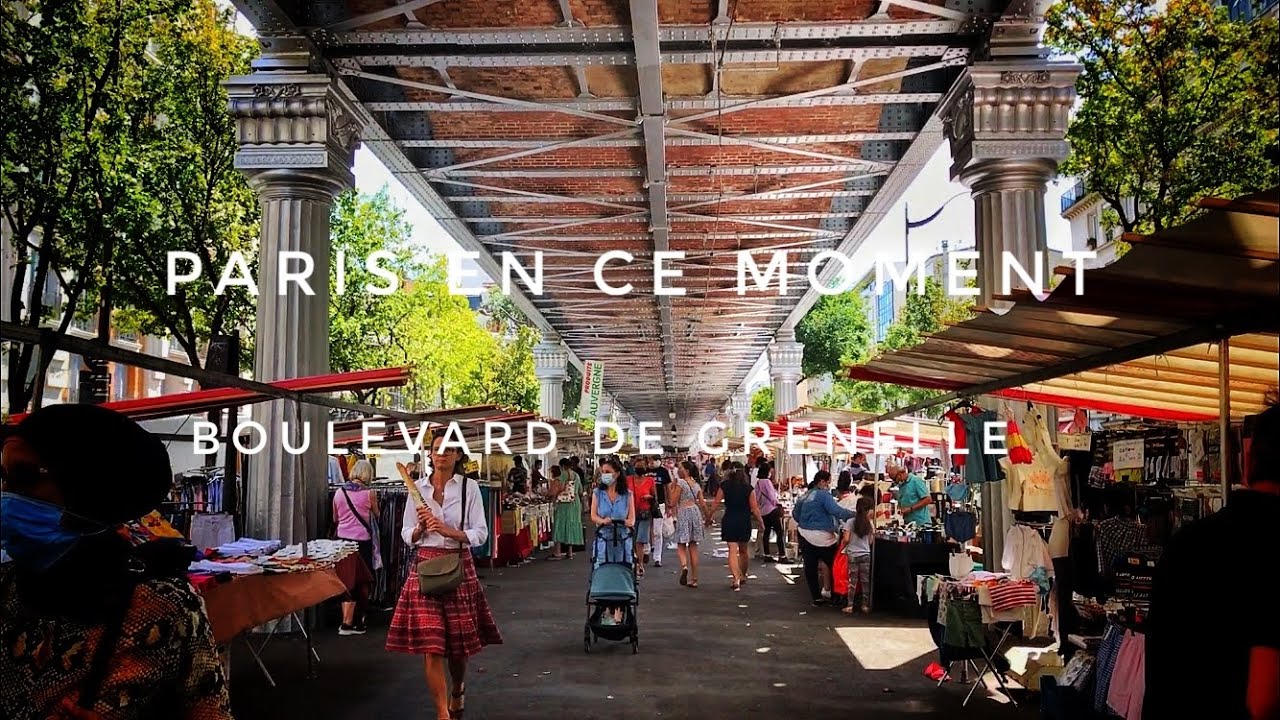 WALK IN PARIS ( BOULEVARD DE GRENELLE ) 07/08/2020 PARIS 4K
