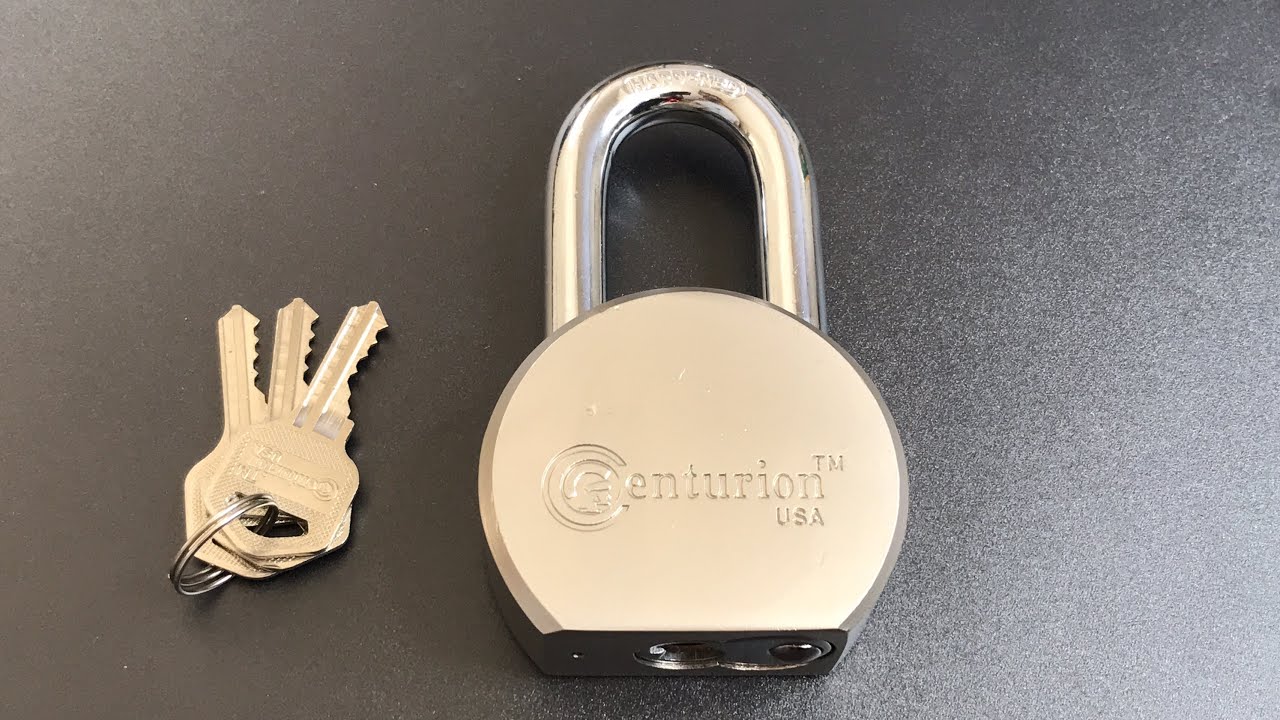 [597] Centurion Round Body Padlock Picked and Bypassed