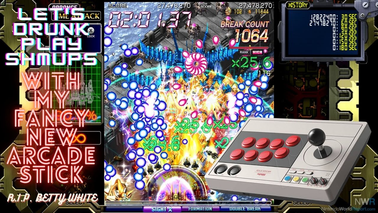 Let's Drunk Play SHMUPS In The Year of Our Lord 2022 | R.I.P. BETTY WHITE