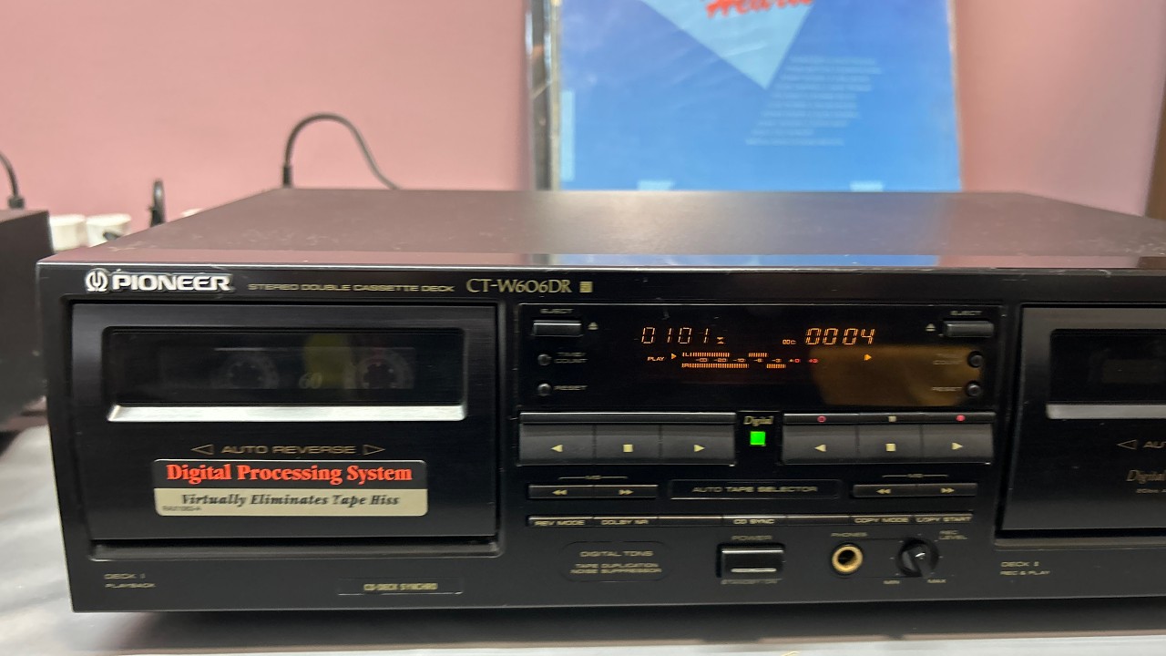 O Rei do Som - Tape Deck Pioneer CT-W606DR