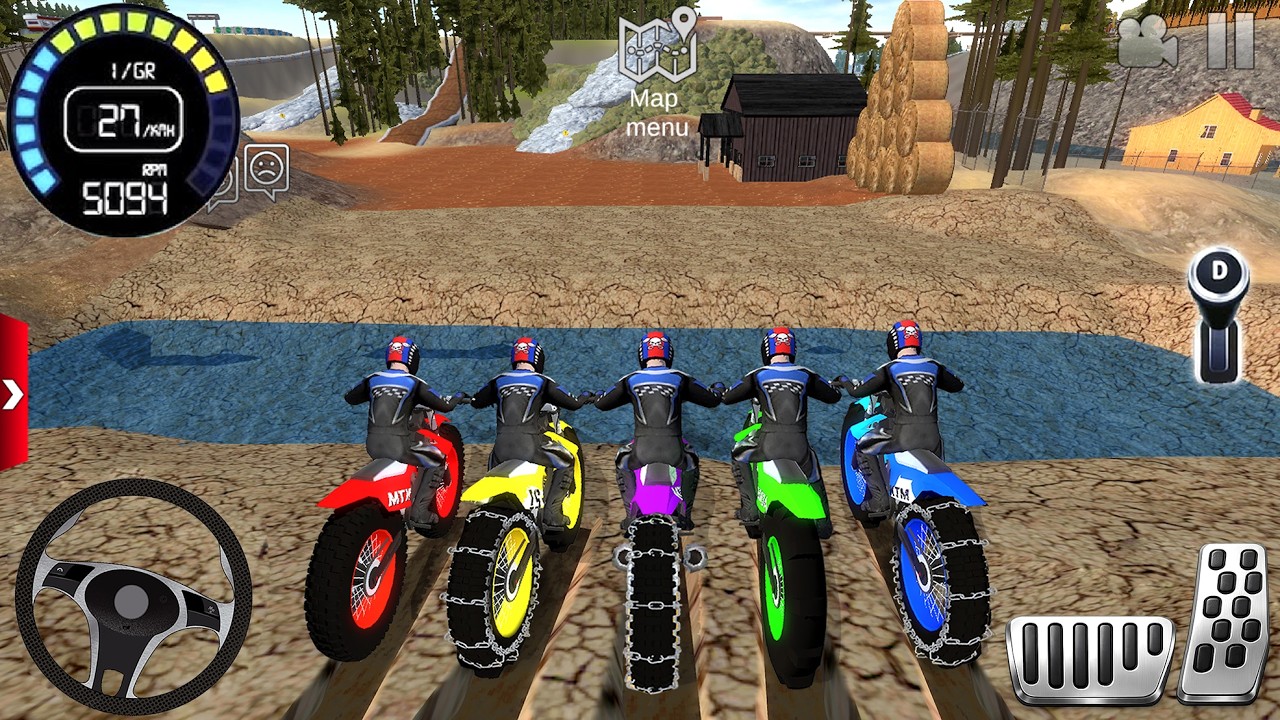 Juego de Motos - Extrema de Motocicletas #9 Offroad Outlaws Android / IOS gameplay FHD