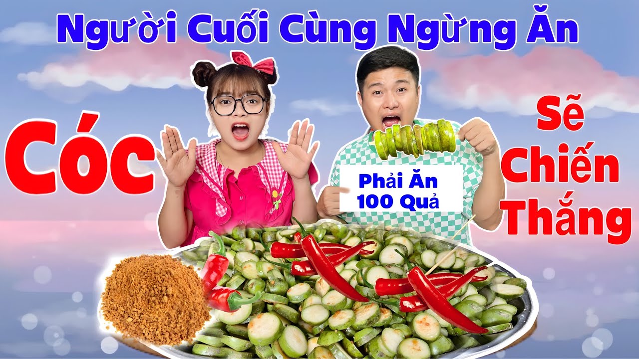 Thử Thách Người Cuối Cùng Ăn Cóc Dầm Muối Ớt Cay Sẽ Chiến Thắng | Hằng Nheo Official