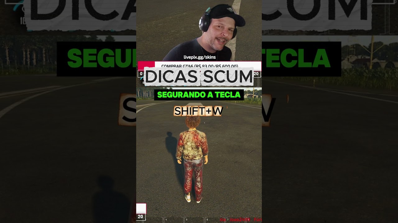 SCUM COMO CORRER AUTOMATICAMENTE!! #scum #dicas