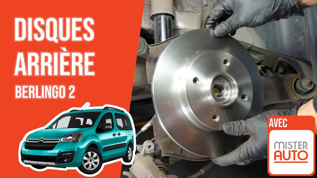 Changer les Disques et Plaquettes arrière Berlingo 2 🚗