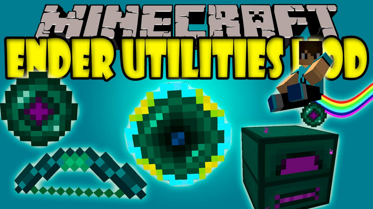 ENDER UTILITIES MOD - Teletransporta mobs, Vuela en EnderPearl y mas- Minecraft 1.7.10 y 1.8 Review