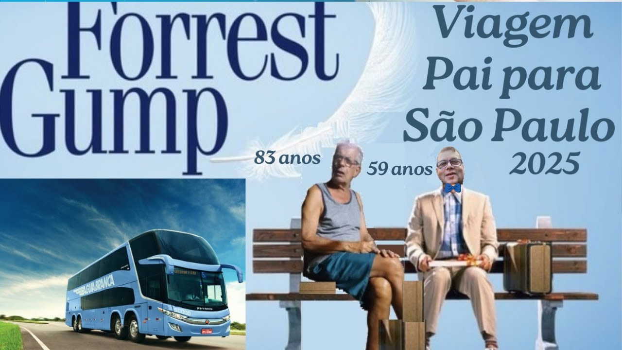 Viagem Pai para São Paulo  - 83 anos 