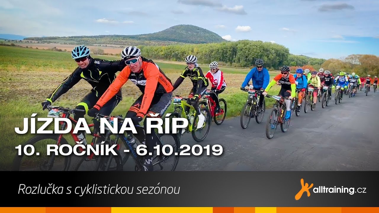 Jízda na Říp - 10.ročník, 6.10.2019 (Obrazem)