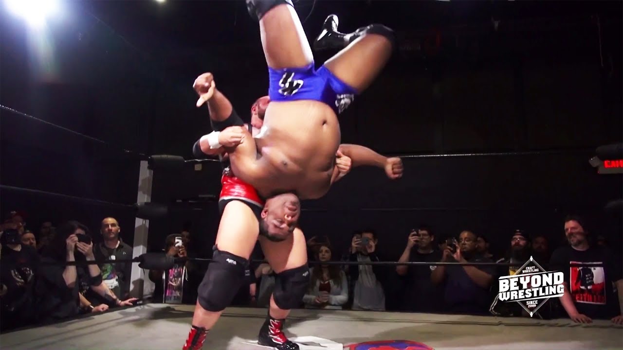 Michael Elgin gives Keith Lee the WORLD'S BIGGEST Tiger Driver | Beyond Wrestling (NJPW EVOLVE PWG)