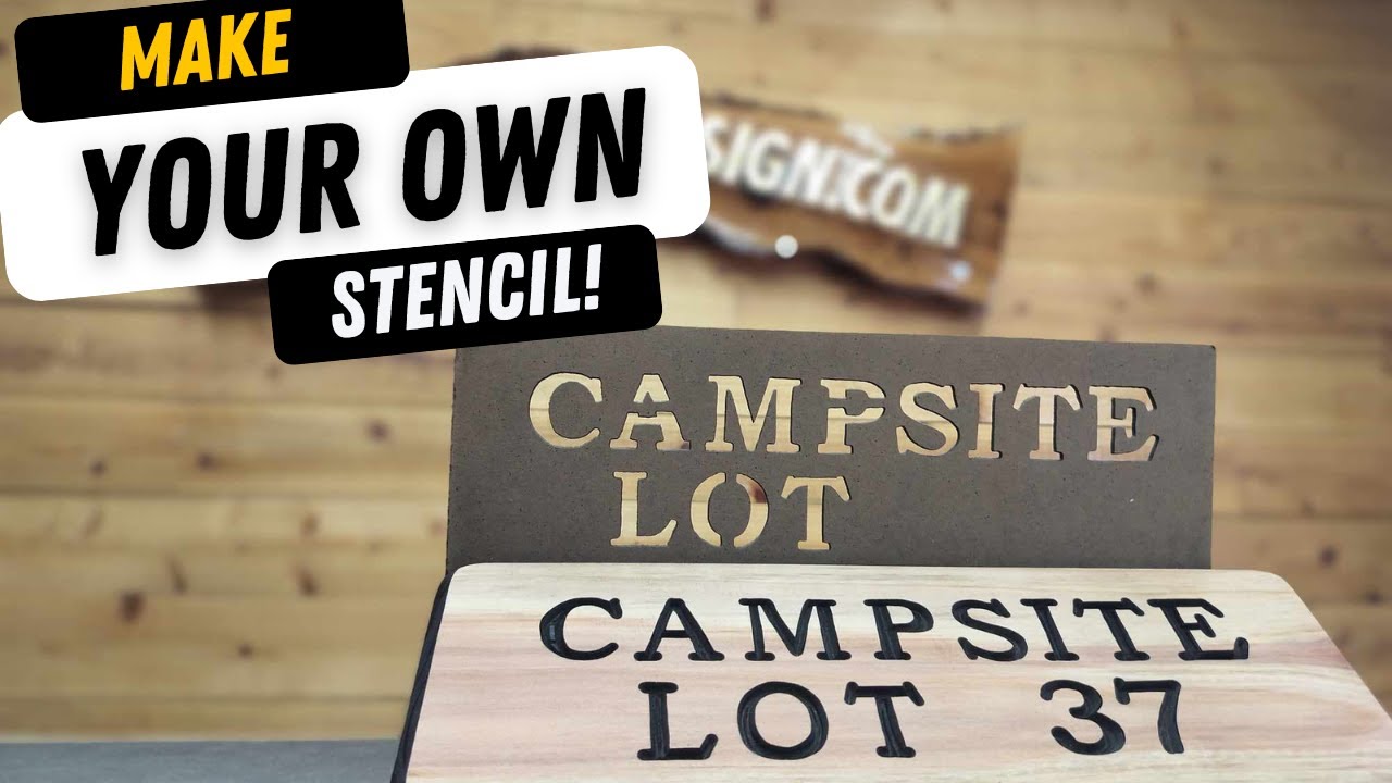 How To Make A Stencil With A Palm Router