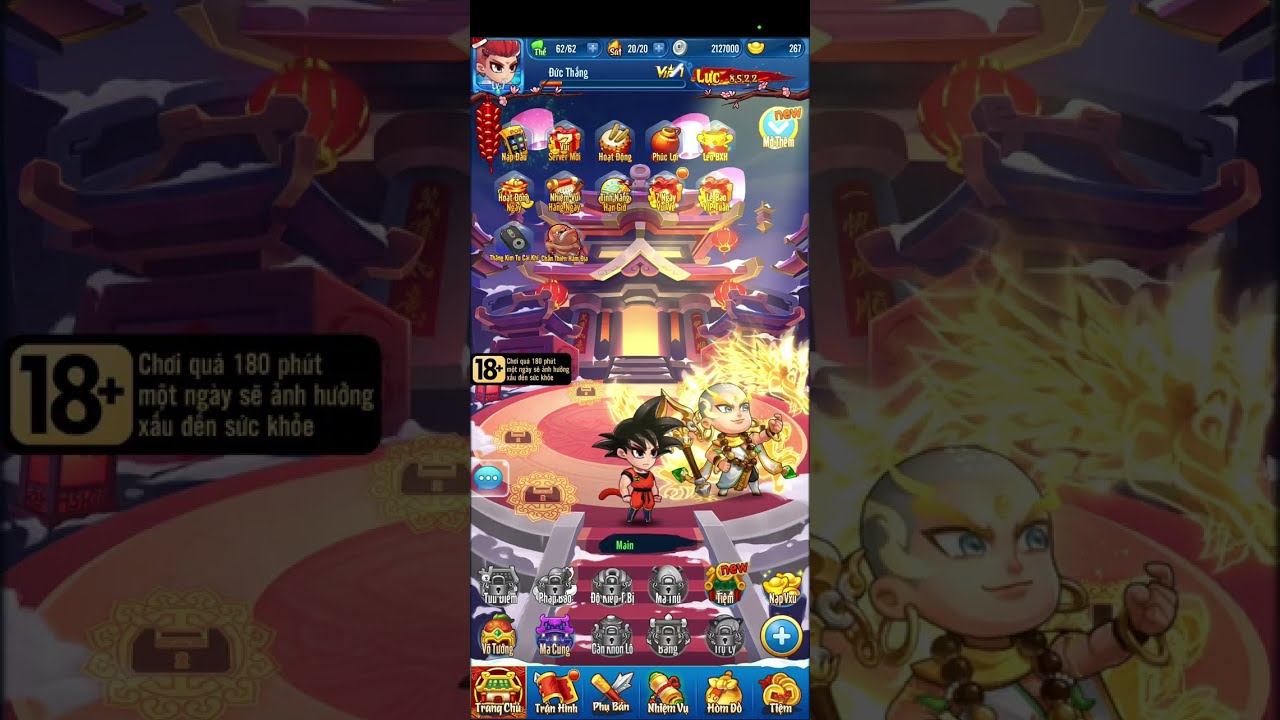 TGAH 7 ngày mở sever
