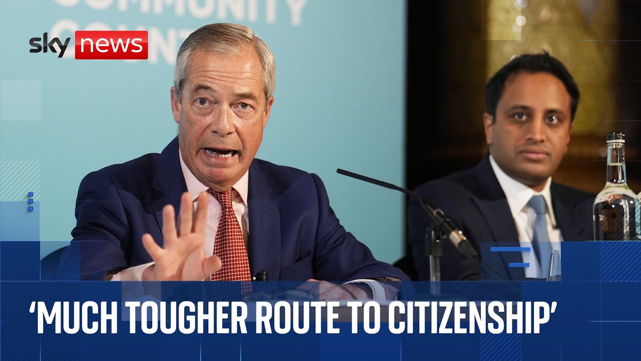 Nigel Farage announces plan to deport legal migrants