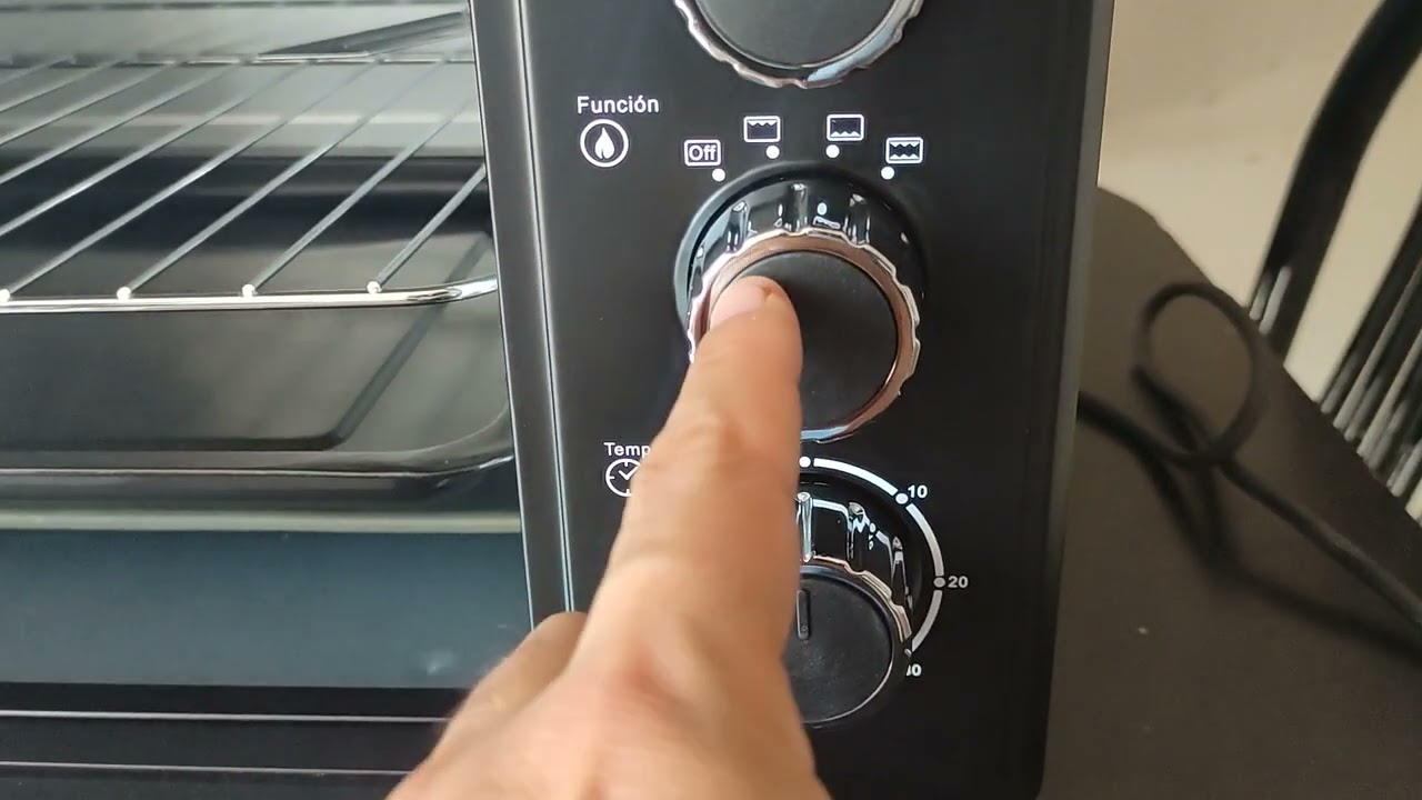 Horno electrico 👉 Primer uso para quitar el mal olor blackline 38 litros que trae la caja review
