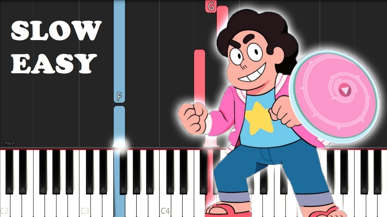Steven Universe - Change (SLOW EASY PIANO TUTORIAL)