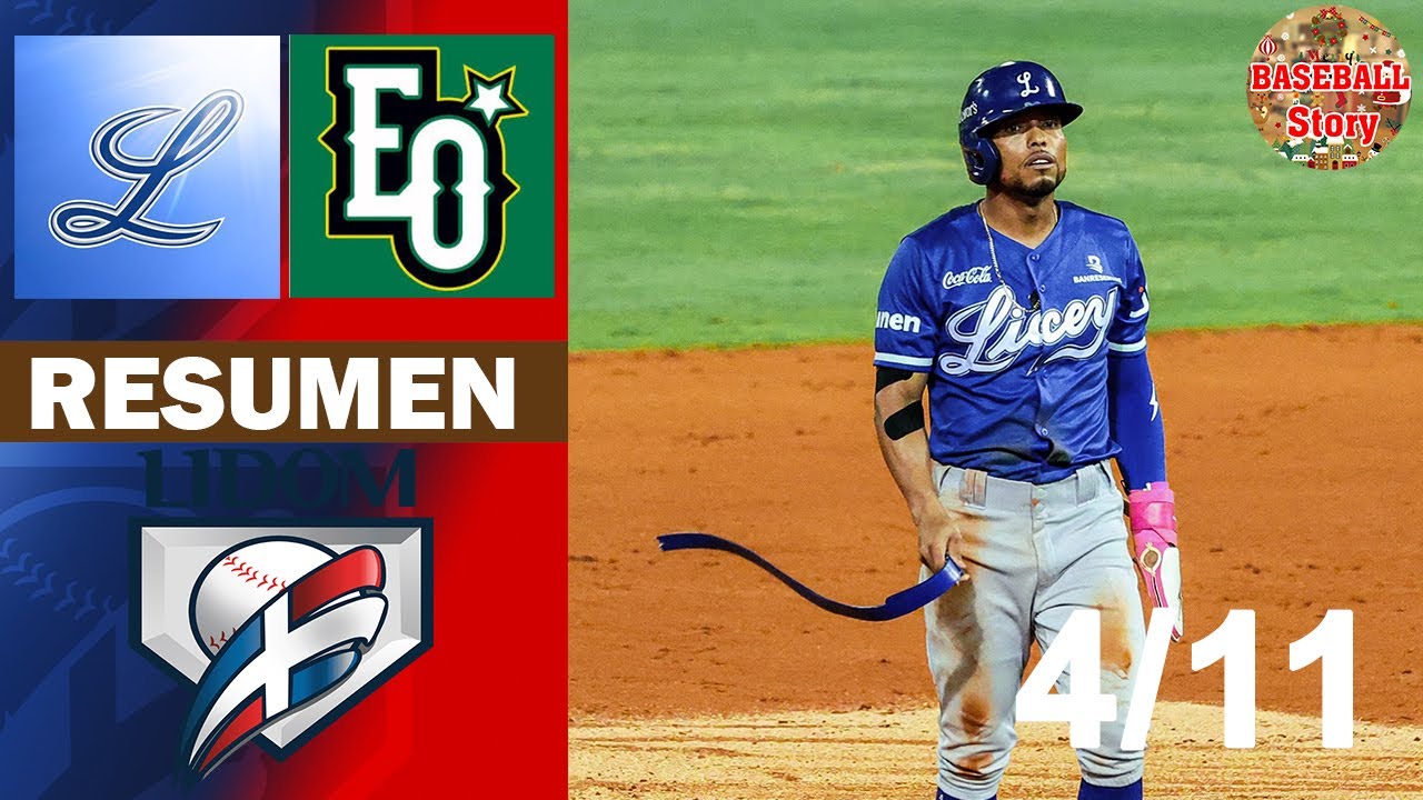 Resumen: Tigres del Licey Vs. Estrellas Orientales (¡INCREÍBLE JUEGO!) Serie Regular 4/11/2025