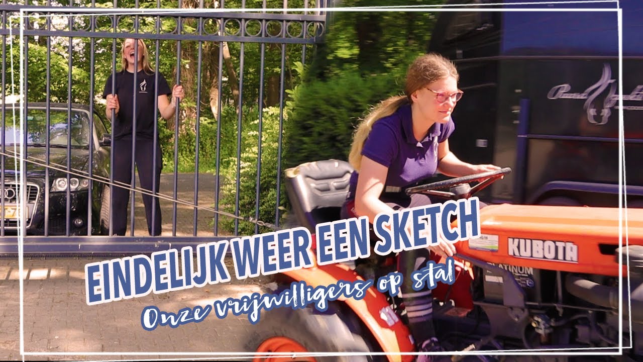 ALLE VRIJWILLIGERS OP STAL! || Sketch