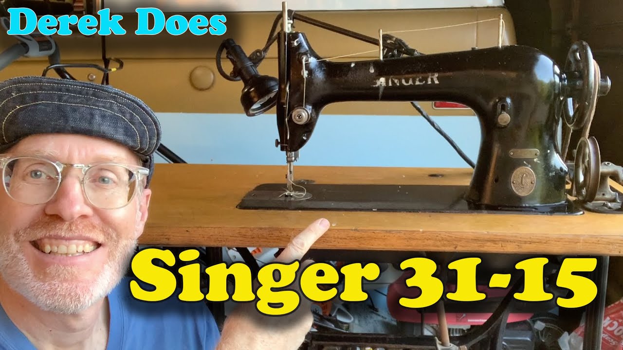 The Singer 31-15 Industrial sewing machine.