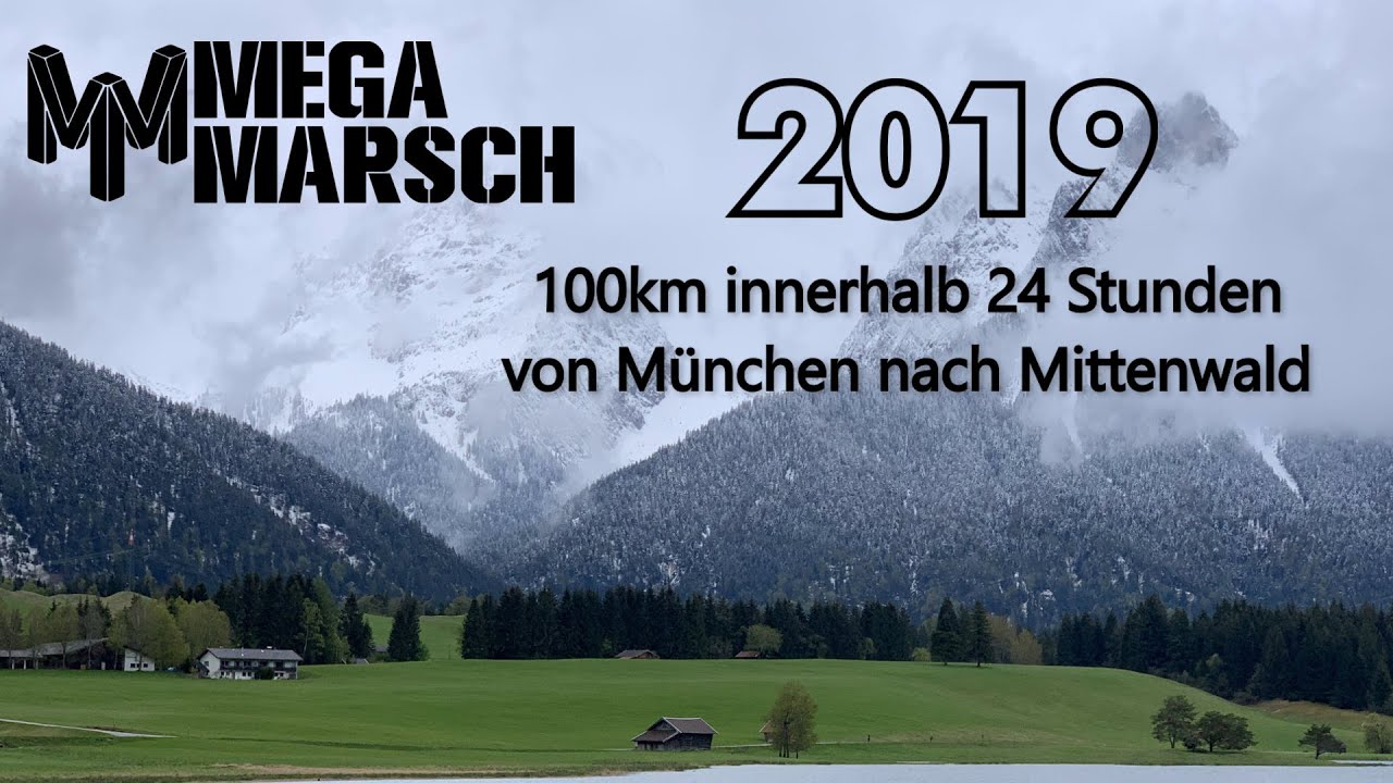 Megamarsch M&uuml;nchen 2019 - Dauerregen und K&auml;lte